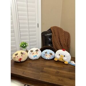 Korohitsuji 5" White Mini Fluffy Sheep And Chick Easter Plush Stuffed Animal NWT